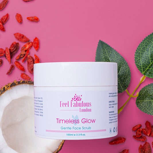 Scrub Away Dullness with Timeless Glow Exfoliating Face Scrub